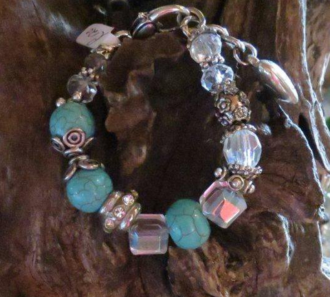 Bracelet. Turquoise, silver